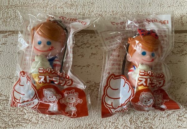 【非売品】 ニッセイ ニックン&セイチャン ストラップ おまけ付き