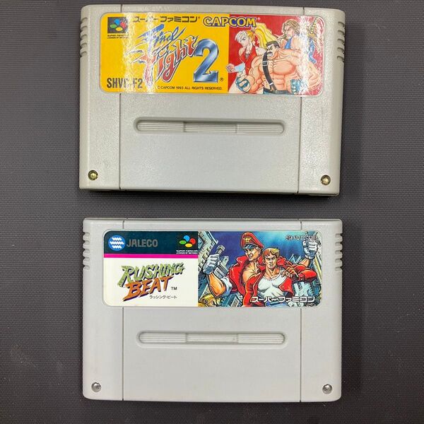 スーパーファミコン SFC 2本セット ファイナルファイト2 ラッシングビート