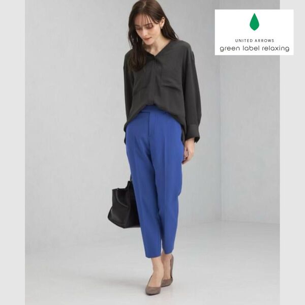 green label relaxing グリーンレーベルリラクシング ユナイテッドアローズ 2ポケット スキッパー ブラウス F