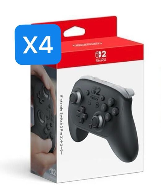 【新品未使用】Nintendo Switch 2 Proコントローラー *4個セット