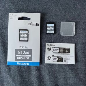 (動作確認済み) Nextorage SDカード 512GB UHS-II V60 ネクストレージ SDXC