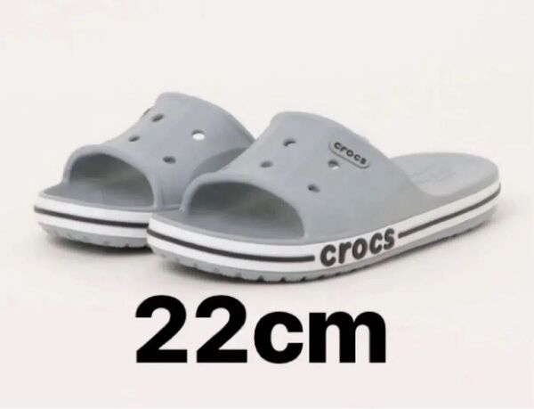 CROCSクロックス サンダル バヤバンド スライド BAYABAND SLIDE 22cm ライトグレー