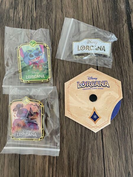 ディズニーロルカナ インクランド探訪シーズン ピンバッジ ロアカウンター セット