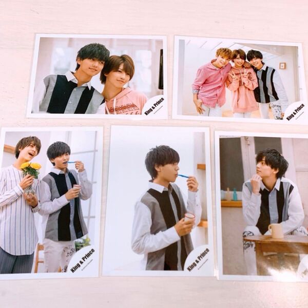 King & Prince キンプリ 永瀬廉 個人/混合 memorial 公式写真 オフショット5枚