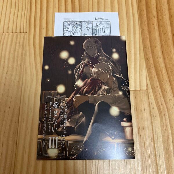 ヤンデレ魔法使いは石像の乙女しか愛せない 3巻 とらのあな 特典 小冊子
