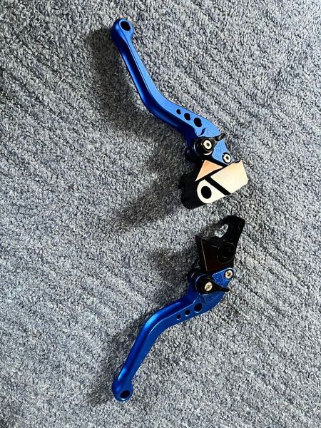 zx25r ブレーキ クラッチレバー マットブルー