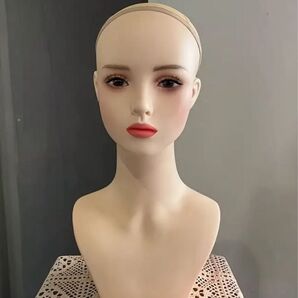 マネキン ウィッグ付き ビンテージ プリシラ 上半身 女性用 人形 アンティーク トルソー