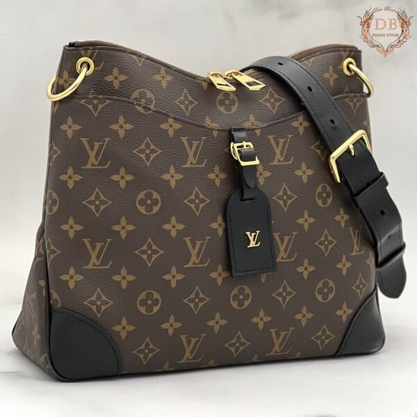 ルイヴィトン オデオンNM MM モノグラム ショルダー ブラック 斜め掛け Louis Vuitton レディース バッグ 黒