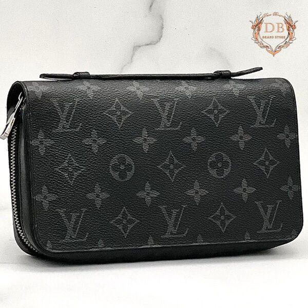 ルイヴィトン モノグラムエクリプス ジッピーXL ブラック 財布 セカンドバッグ LouisVuitton メンズ クラッチバッグ