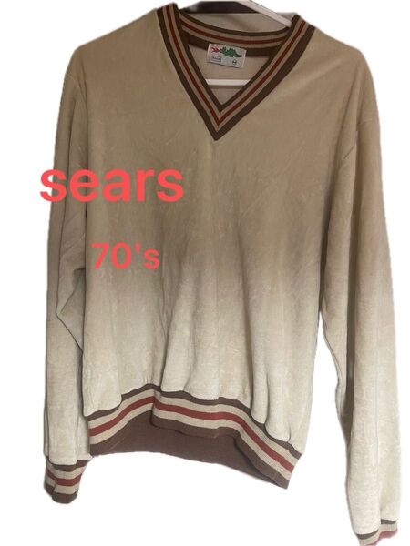 sears 70's ベロアセーター