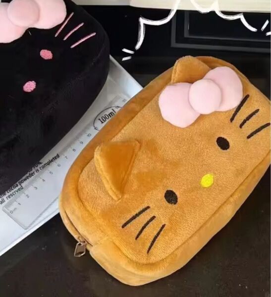 日焼けキティ キティ ポーチ ペンケース