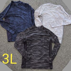 ドライシャツ 3L 3枚まとめ売り★【中古】