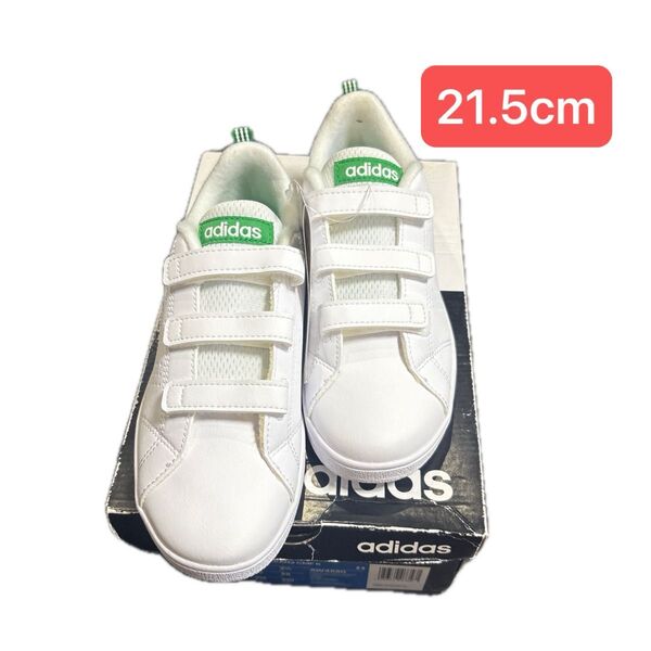 adidas VALCLEAN2 CMFK ホワイト スニーカー 21.5cm ベルクロ