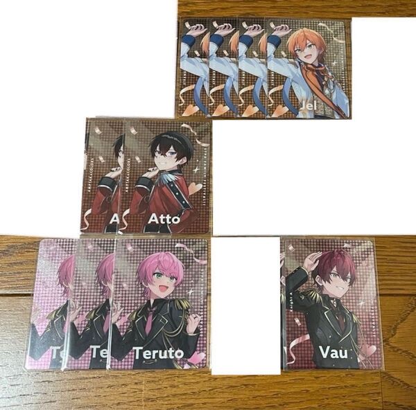 ※即購入不可 すとふぇす STPR すとぷり Knight A AMPTAK コレクションカード 缶バッジ 12点セット