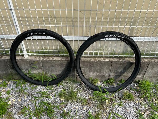 KENDA ケンダ バリ山 自転車 マウンテンタイヤ2本セット チューブ付き