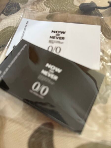 【新品未開封】ネルデザインワークス NOW or NEVERゴールゼロステッカー