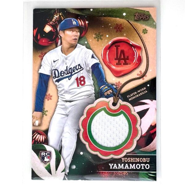 山本由伸 2024 Dodgers レリック ジャージ カード
