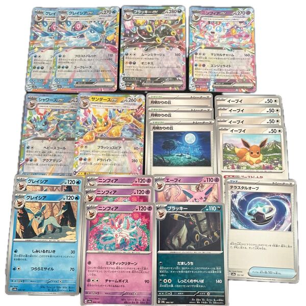 ポケモンカード テラフェス ブイズ まとめ売り ブラッキーex RR