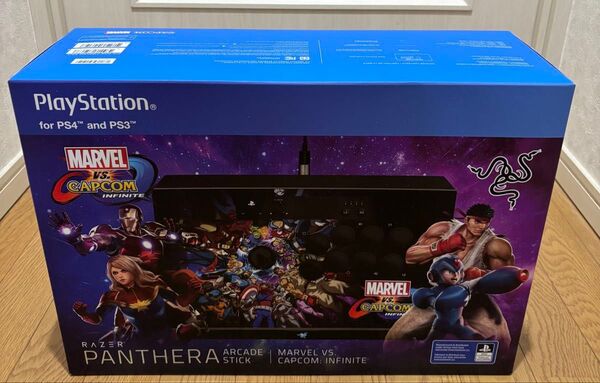 ※未使用品※PS3/PS4 レーザー パンテラ アーケードスティック マーベルvsカプコンバージョン アケコン PANTHERA