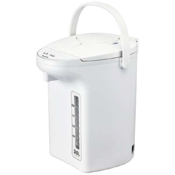 新品未開封 ピーコック Peacock 電動保温エアーポット 3L ホワイト WVP-30