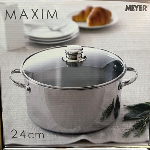 マイヤー MEYER マキシム ステンレス両手鍋 24cm Maxim Stainless Double Handles Pot