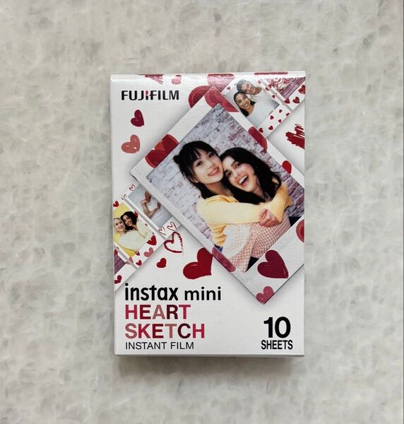 instax mini HEART INSTANT FILM 富士フイルム チェキフィルム FUJIFILM