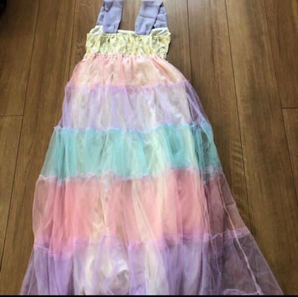 新品タグ無し ロジータ チュールマキシマワンピース size.F