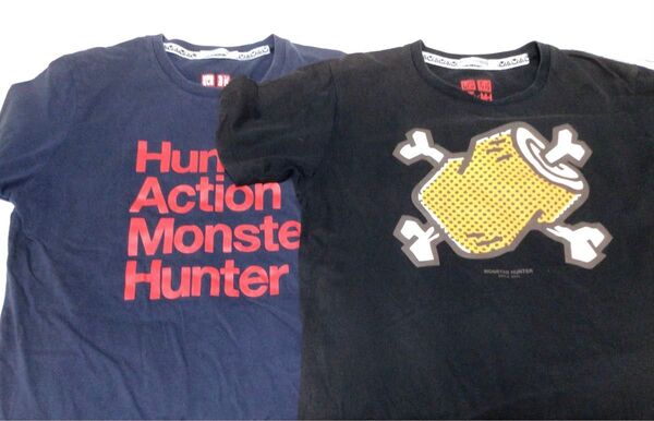 モンハン x ユニクロ コラボ Tシャツ 2枚セット
