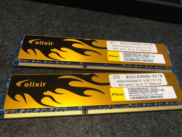 DDR3-1600(PC3-12800) デスクトップPC用メモリー 8GB×2枚組 16GB CFD