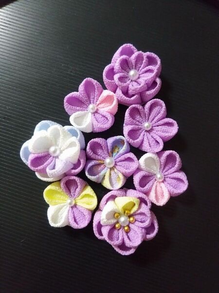 つまみ細工 お花パーツ31