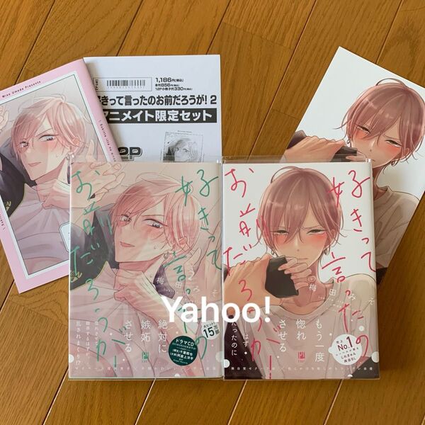 好きって言ったのお前だろうが! 梅田みそ 2巻アニメイト小冊子 1巻リーフレット