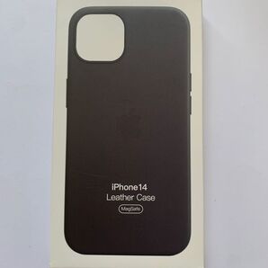 iPhone14 レザーケースの純正ミッドナイト未使用