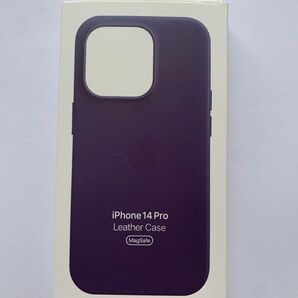 iPhone14 Pro・レザーケース純正インク