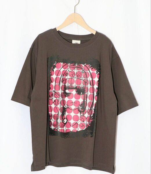 scolar スカラー 152613:女の子メイク柄Tシャツ