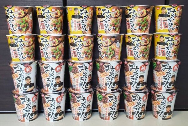 日清 新みそきん 濃厚味噌ラーメン 12個 メシ12個 セット 合計24個