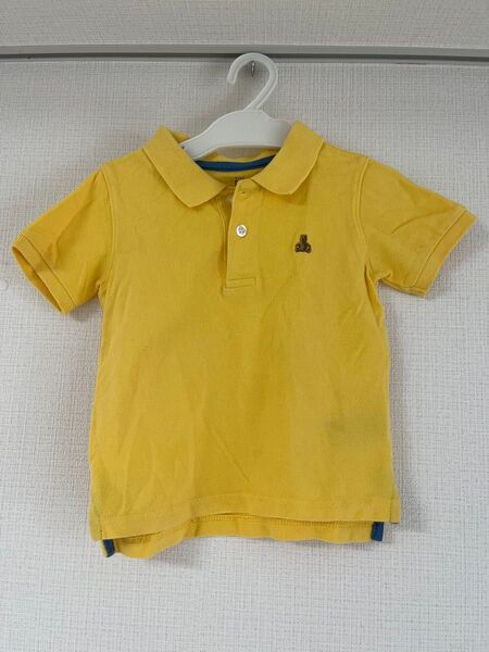 GAP キッズ ポロシャツ イエロー 90cm