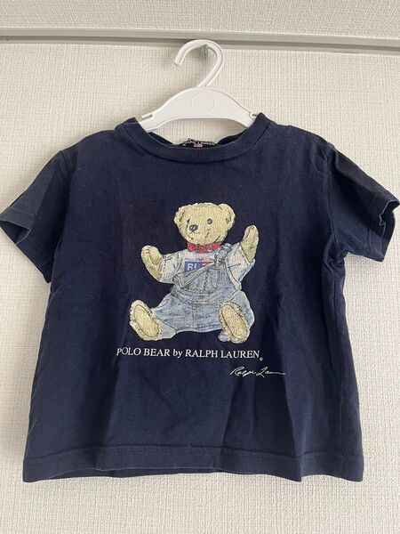 ポロラルフローレン ポロベア Tシャツ ネイビー 90