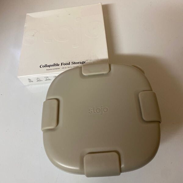 stojo ストージョ box 折りたたみ 弁当箱 食洗機対応 電子レンジ