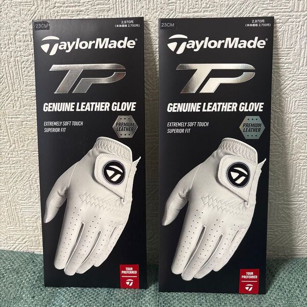 TaylorMade テーラーメイド ゴルフ グローブ 2枚セット 左手用 23cm