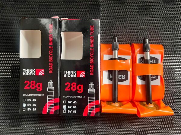 TPUチューブ 2本セット 28g 700×18-32c用 バルブ長65mm