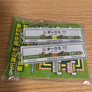 【非売品】【オークス】JR東日本府中本町駅×東京競馬場 キーホルダー 2個セット