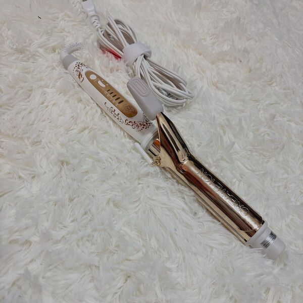 クレイツ コテ 32mm 32ミリ ヘアアイロン クレイツ カールアイロン ゴールド 美品