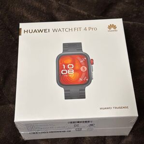 【新品未開封】HUAWEI WATCH FIT 4 Pro ブラック スマートウォッチ アウトドア ゴルフ 心電図 睡眠測定