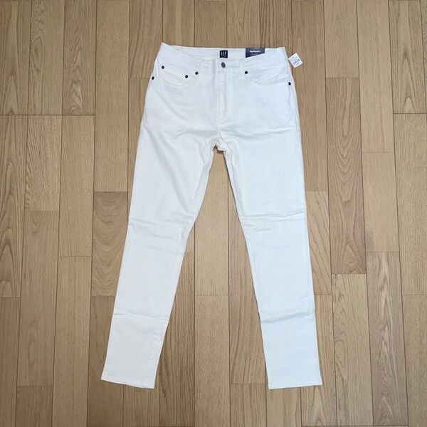 【最終値下げ】GAP ホワイトデニムパンツ 32×30 未使用