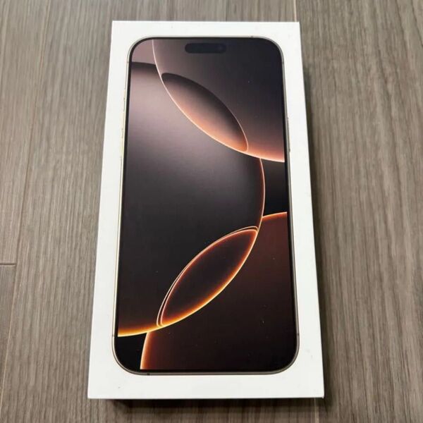 【新品未開封】iPhone16 Pro Max 256GB デザートチタニウム