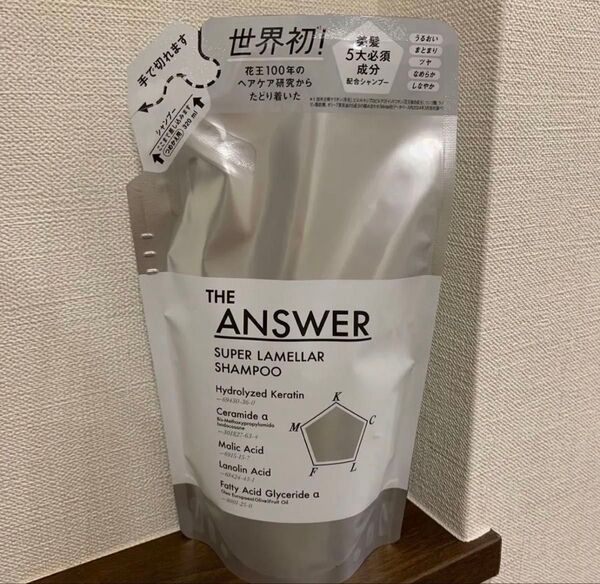 花王 THE ANSWER ジアンサースーパーラメラ シャンプー320ml
