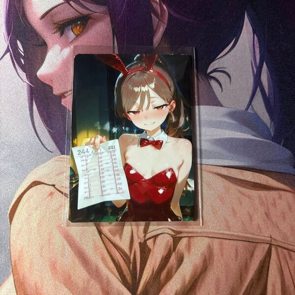 両面イラストカード ウラシク 美少女