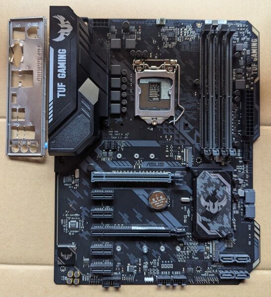 ASUS H370 TUF-Pro Gaming Type-C有 最新BIOS済 IOパネル有 LGA1151 ATXマザーボード