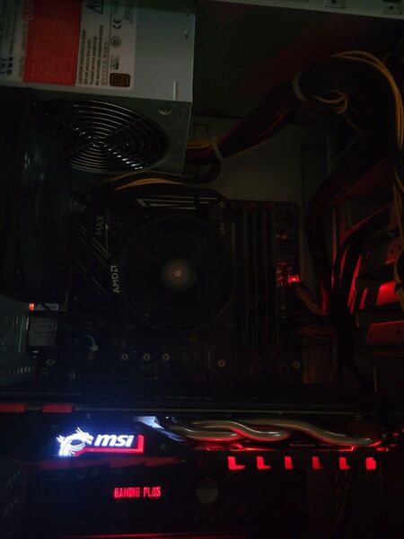 RTX3060並 MSIビルド ゲーミングPC Ryzen5 5500/16GB/GTX1070Ti/新品SSD512GB
