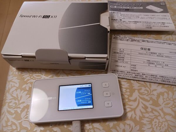 モバイルルーター NEC Speed Wi-Fi 5G X11